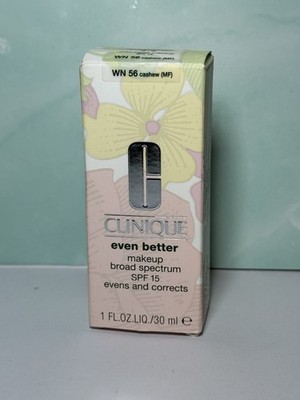Clinique Even Better Makeup SPF 15 WN 56 Cashew (MF) 1oz / 30ml New In Box