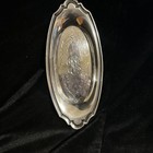 Antique Alvin Sterling Silver Early 20th Oval Dresser Tray Monogrammed 46g