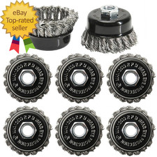 3 Inch Stainless Steel Wire Wheel Cup Brush for Angle Grinder Twist Knotted