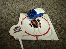 DecoPac Colorado Avalanche Cake Topper Zamboni NHL Track Wind Up New 2081
