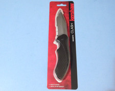 Kershaw 1605ST CLASH Black part serrate assisted linelock knife 4 3/8" closed