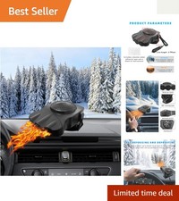 Versatile 2 in 1 Car Heater  Windshield Defogger with Easy Installation