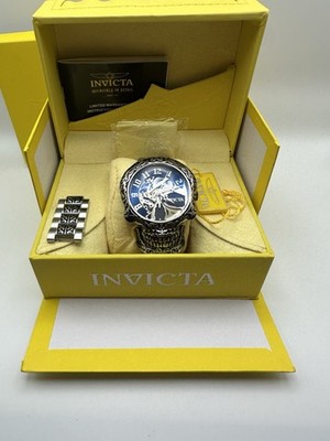 Invicta Artist Skull Automatic Skeleton Men's Watch Stainless Steel 50.5mm 31907