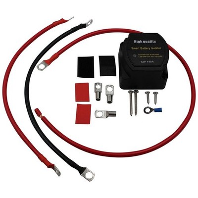  1 Set Durable Dual Battery Isolator Kit 12V 140A Spannungsempfindliches Relais