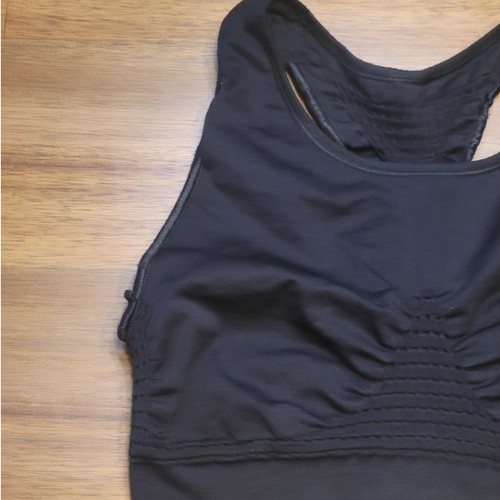 Reggiseno da allenamento lungo Sweaty Betty "Stamina" - Nero - Donna Medium (8-10) Usato in ottime condizioni - Foto 6 di 12