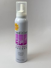  1  Condition 3-In-1 Extra Hold Mousse w/ Sunscreen Volumizes  Protects 6 oz.