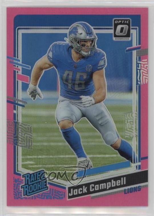 2023 Panini Donruss Optic Rated Rookie Pink Prizm Jack Campbell #235 0h3t