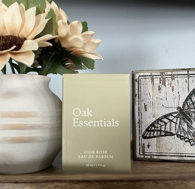 Oak Essentials Perfume Cuir Rose Eau De Parfum 1.7 fl oz Inspired by Nature New