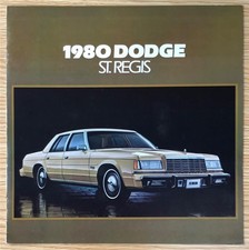 DODGE St Regis LF USA Car Sales Brochure 1980  81-307-0012 8/79 (400M)
