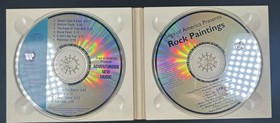 Sega CD Rock Paintings / Hot Hits Music Sampler Double Disc Set w/ Case 1992 VGC