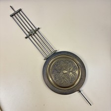 Clock Pendulum Brass Bob Adjustable Wall Case Horology Part