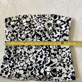 Ann Taylor Loft Floral Bustier Corset Top Sz 2 Lined Side Zip