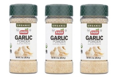 Badia Organic Garlic Powder 3 Pack