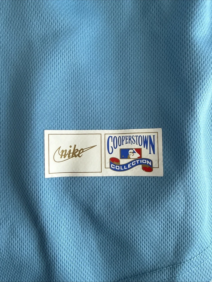 Camiseta para hombre Nike Ozzie Smith #1 St. Louis Cardinals azul Cooperstown talla 3XL Foto 3 de 4