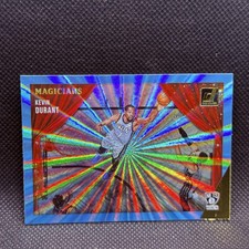 2021-22 Donruss #7 Kevin Durant Magicians Holo Teal Laser Brooklyn Nets