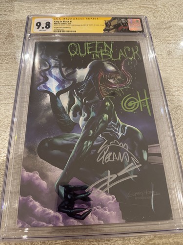 KING IN BLACK 1 GREG HORN QUEEN IN BLACK REMARK VIRGIN VARIANT SS x 3 CGC 9.8