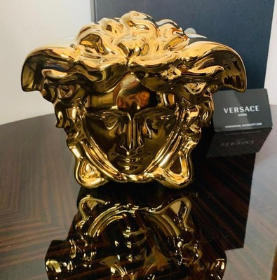 Versace by Rosenthal Medusa Grande Gold Vase 15 cm/5.9 inches | eBay