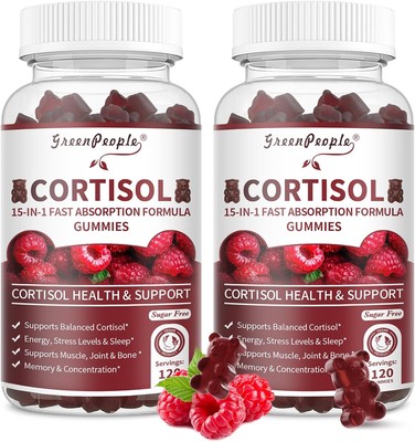 Cortisol Supplement, 10-In-1 Cortisol Reducer Detox Manager for Women & Men