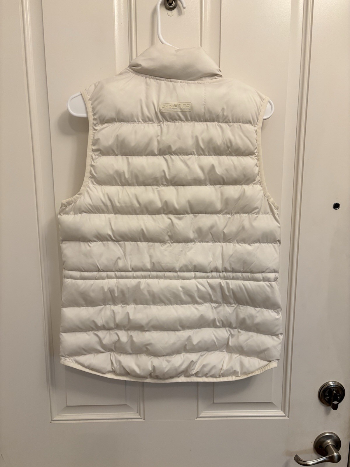 Fabletics Packable Puffer Vest S small White Zipp… - image 4