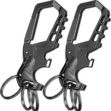 Heavy duty metal keychains, Carabiner clip Car key chains,Fashion family