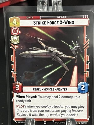 2025 Star Wars Unlimited       Secrets of Power        STRIKE FORCE X-WING