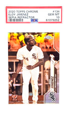 2020 Topps Chrome SEPIA REFRACTOR ELOY JIMENEZ RC Rookie Card PSA 10 GEM MINT