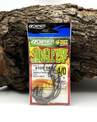 Balzer Owner Jungle Wire Wide Gap 4108 4/0 5 Stück Widegap Haken Zo-Wire SALE