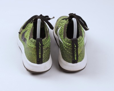 Mens Nike Flyknit Racer G Golf Shoes Green Volt Sequoia Size  display picture 3