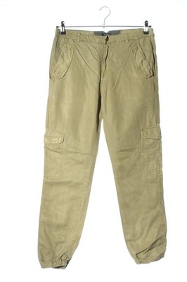 CAMPUS Cargohose Damen Hose Gr. DE 36 khaki Casual-Look