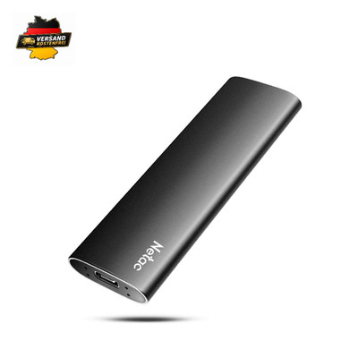 Netac Externe SSD 250GB USB3 Gen2 Aluminium Portable