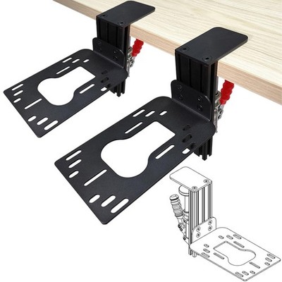 2 Set HOTAS Flight Desk Mount Dual Joystick Fits Thrustmaster T16000 Hotas X....