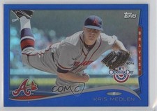 2014 Topps Opening Day Blue Holofoil 1894/2014 Kris Medlen #156 0c4