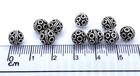 10pcs 6mm 925 Sterling Silver Bali Style Round Decorative Spacer Beads For DIY