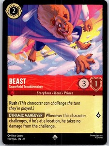 Beast - Snowfield Troublemaker 118/204 Winterspell Super Rare