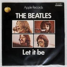BEATLES LET IT BE APPLE AR2461 Japan VINYL 7