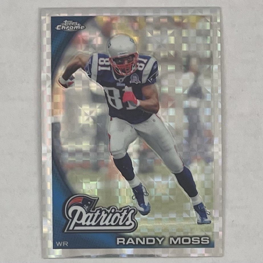 Randy Moss 2010 Topps Chrome Xfractor #C143 Vikings Patriots HOF