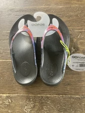 Oofos Oolala Limited Recovery Sandals Size 7 Women Color Canyon Sunlight New!