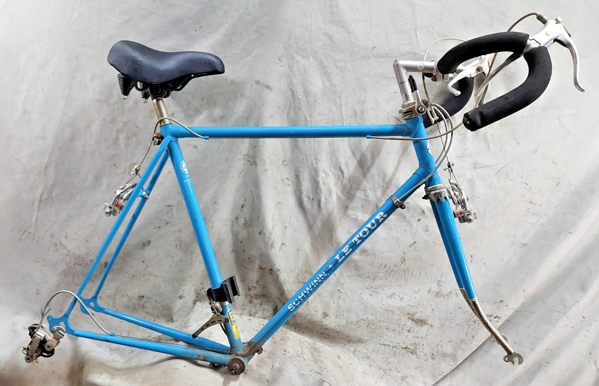 1979 Schwinn Le Tour Road Bike Frame Set Large 59cm Lugged Butted