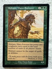 MTG - Multani, Maro-Sorcerer - Urza's Legacy - NM - Never Played - Free Shipping