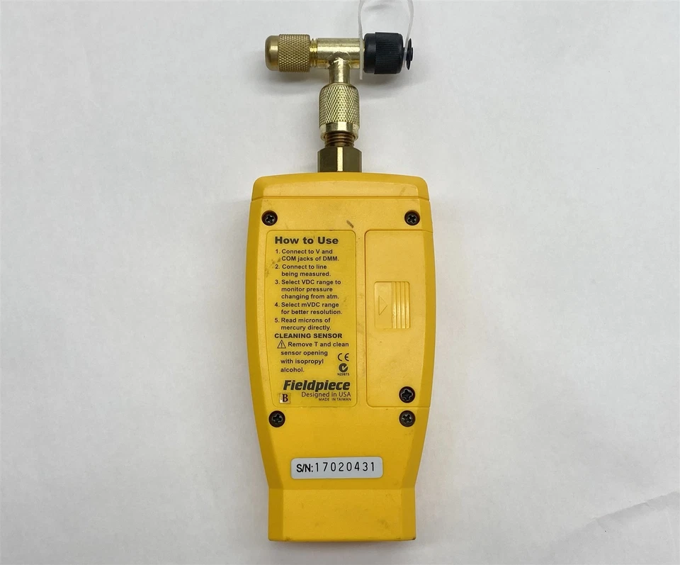 Cabezal medidor de vacío multímetro modular Fieldpiece AVG2 HVAC Foto 3 de 4