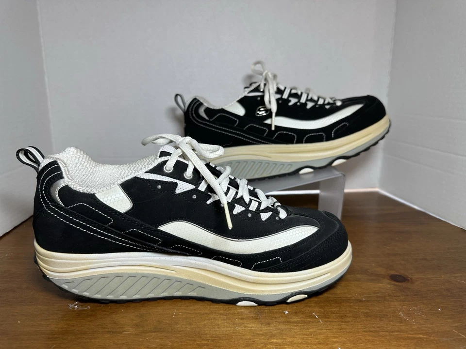 Zapatillas Sketchers Shape Up Zapatos Mujer Talla 9 Negro/Blanco Cómodas Fitness Foto 2 de 4