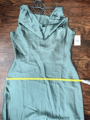 birdy grey bonnie dress Chocolate Brown Bridesmaid Dress Matte Satin Size 2XL