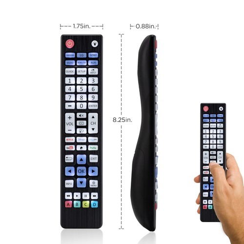 UltraPro Backlit OneTouch Universal Remote Control, Average, Black - Picture 5 of 6