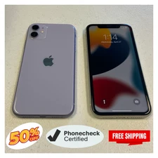 Apple iPhone 11 Mint 6.1" Screen Unlocked Verizon Red Purple Black (128GB 64GB)