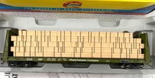 Athearn HO Scale Columbia & Cowlitz Weyerhaeuser Bulkhead Flat Car