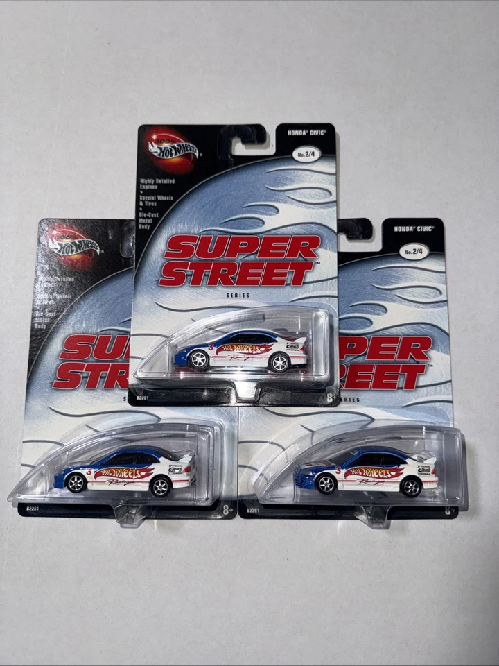 Hot Wheels Super Street Honda Civic X 3 - Image 2 of 4