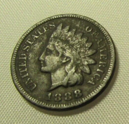 1888 Indian Head Cent Penny Brown Very Fine to Extremely Fine Brown Full Liberty