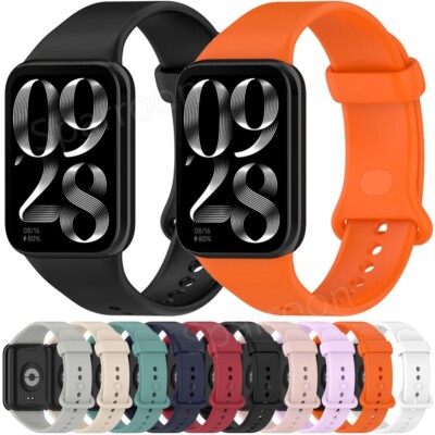 Für Xiaomi Mi Band 9 Pro/8 Pro/Redmi Watch 4 Sport Silikon Armband Uhrenarmband