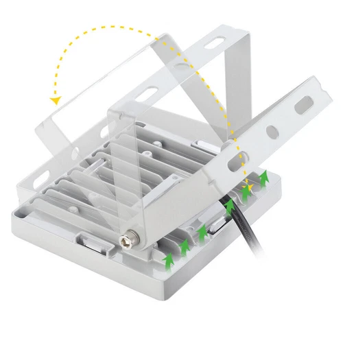 LED Fluter Stecker Außen Strahler Arbeitsleuchte Baustrahler Scheinwerfer Garten - Bild 41 von 251