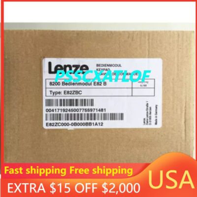 One Lenze E82ZBC Operating Keypad Module New In Box Free Shipping